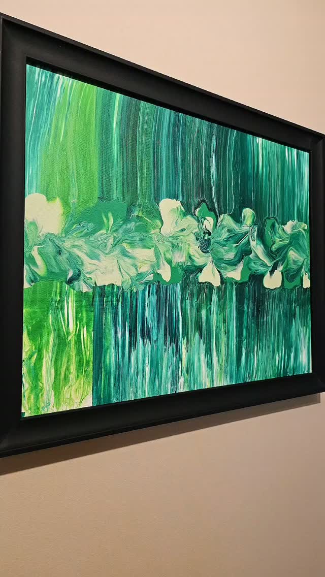 Emerald Flow – Acryl & Resin