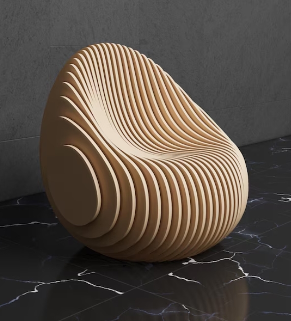 Contour Chair – Skulpturales Möbel